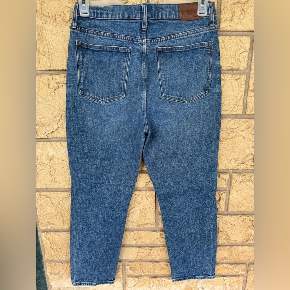 Madewell Straight-Leg Jeans in Medium Blue - Picture 9 of 12
